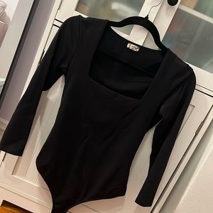 Black Free People bodysuit